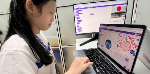 girl coding
